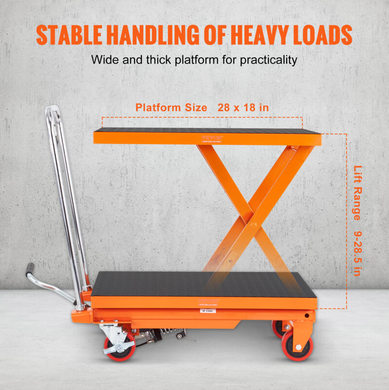 💥 VEVOR Double Scissor Lift – 800kg Super Heavy-Duty!