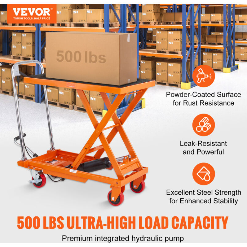 💥 VEVOR Double Scissor Lift – 800kg Super Heavy-Duty!