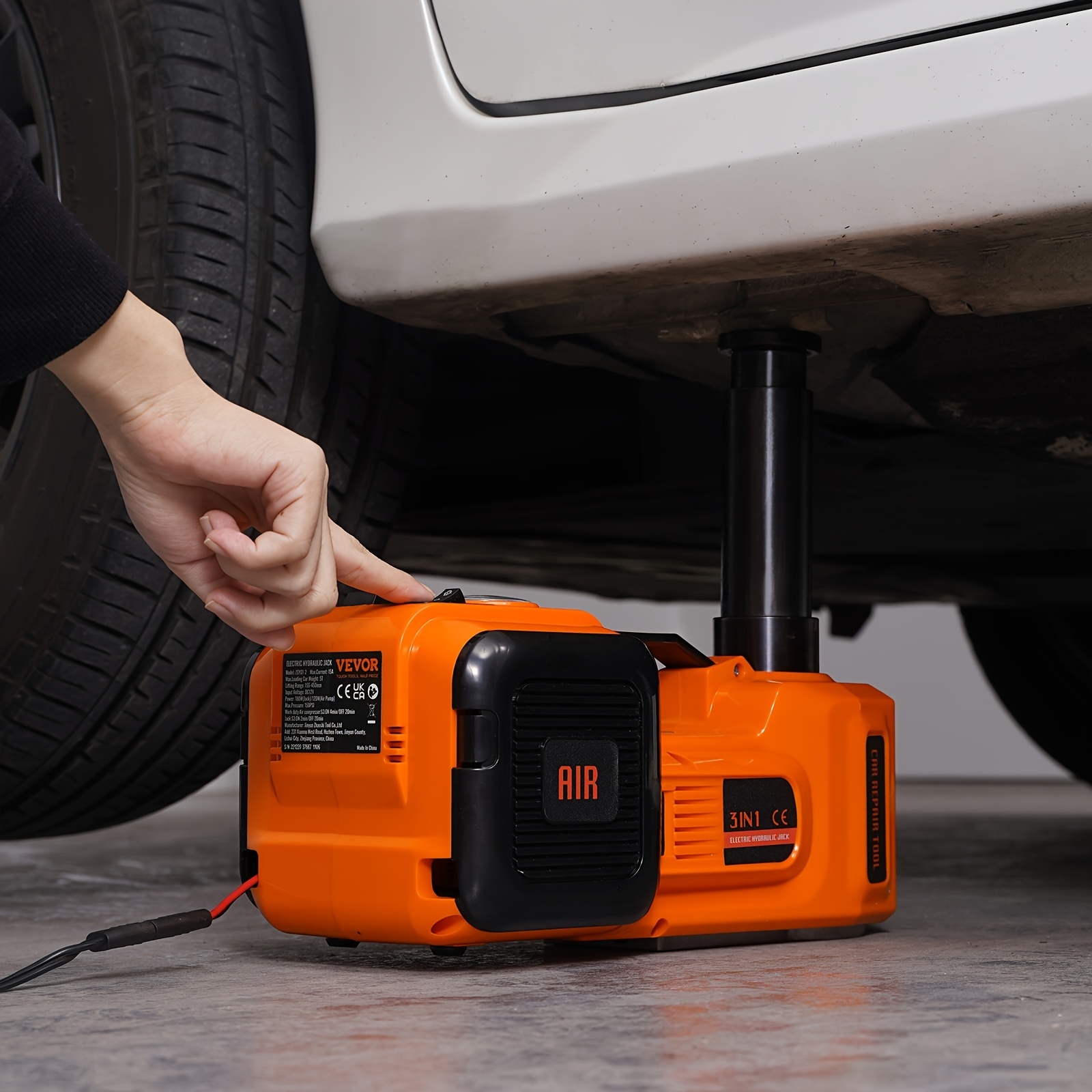 🔥Road Boss 5T Kit – Jack, Pump & Wrench in One! No mechanic? No wahala. Just lift, fix & move!