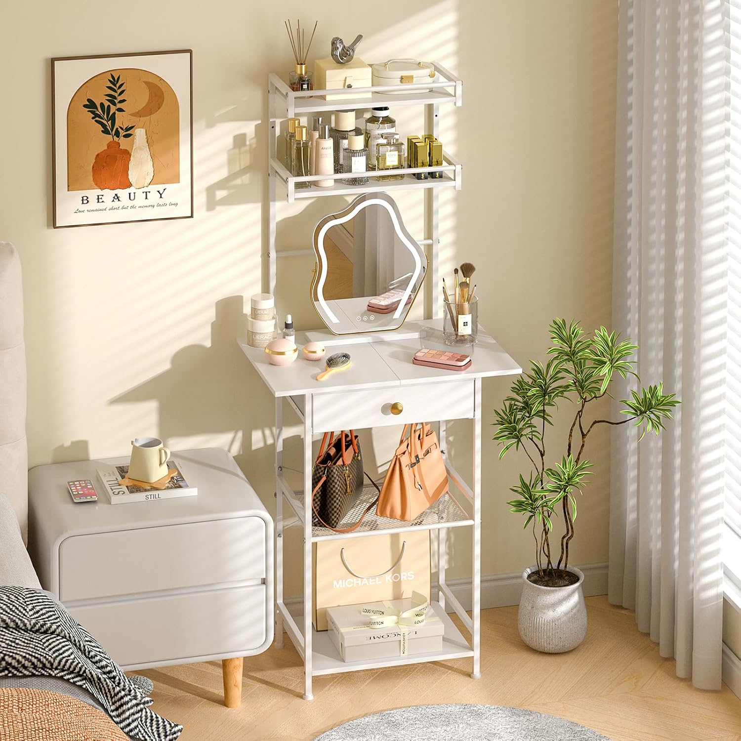 Small Dressing Table with Storage