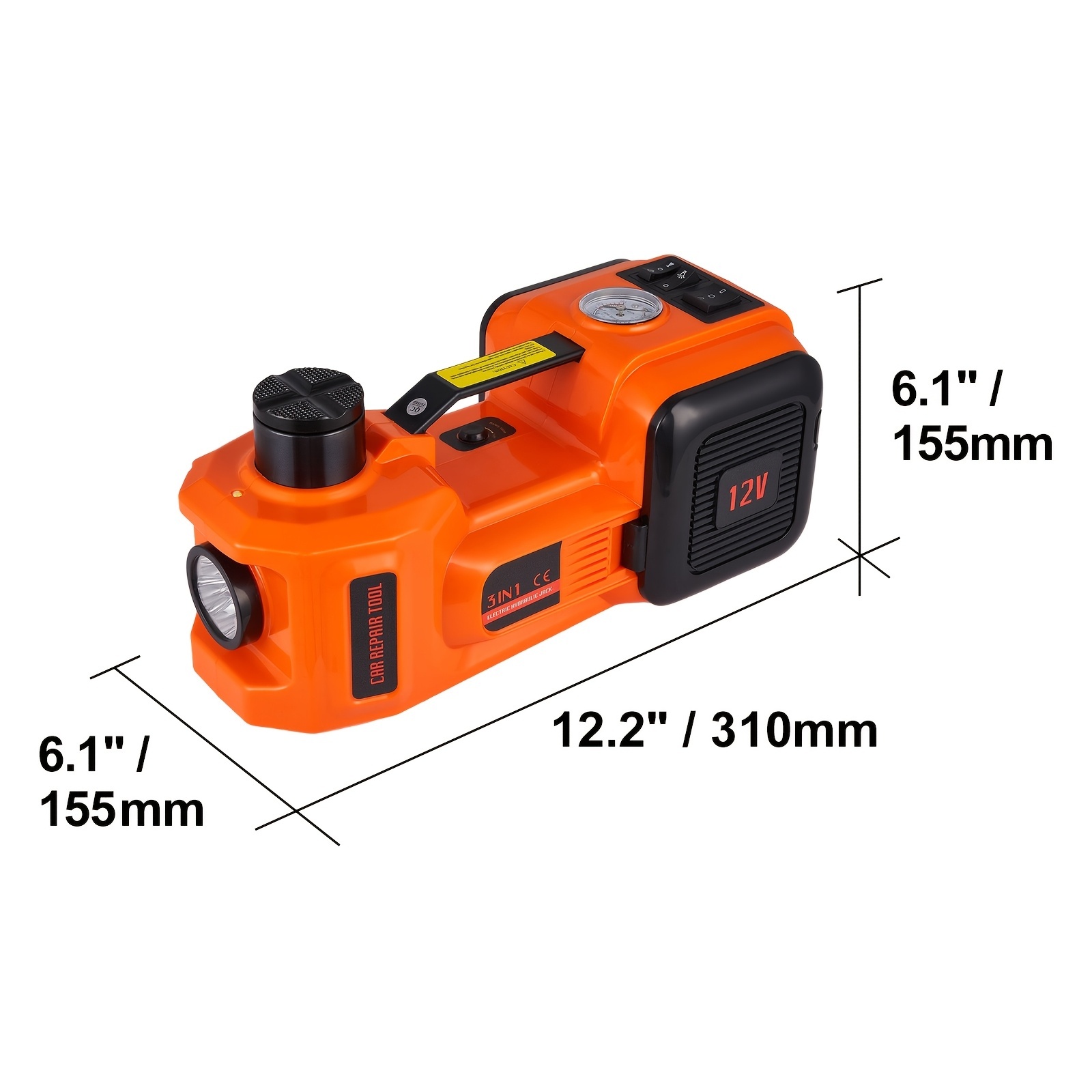 🔥Road Boss 5T Kit – Jack, Pump & Wrench in One! No mechanic? No wahala. Just lift, fix & move!
