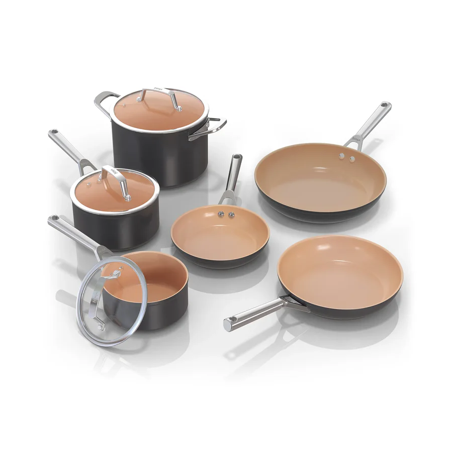 Ninja Extended Life Premium Ceramic 6 Piece Cookware Set