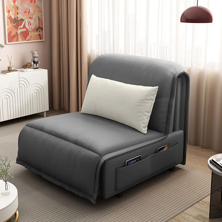 Folding Electric Sofa Bed With Metal Mechanism - Fully Automatic & Electrically Operated Through A Remote