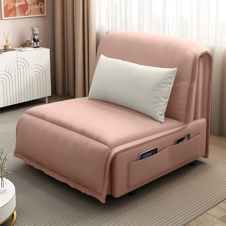 Folding Electric Sofa Bed With Metal Mechanism - Fully Automatic & Electrically Operated Through A Remote