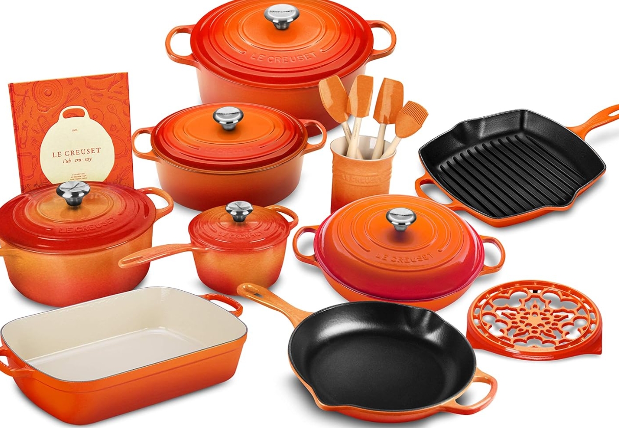 Limited-Time Offer! 20-Piece Cast Iron Cookware Set