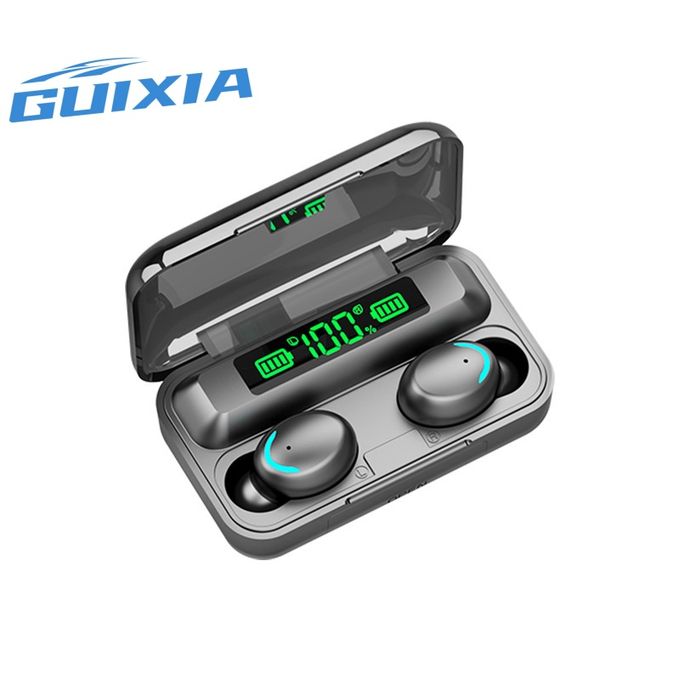 GUIXIA F9 Wireless Headset Bluetooth Earphone True Bass With Power Banc