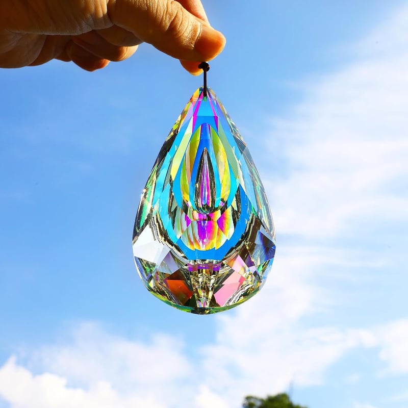 🔥HOT SALE NOW 49% OFF 🎁Color Hanging Crystals Prism Suncatcher