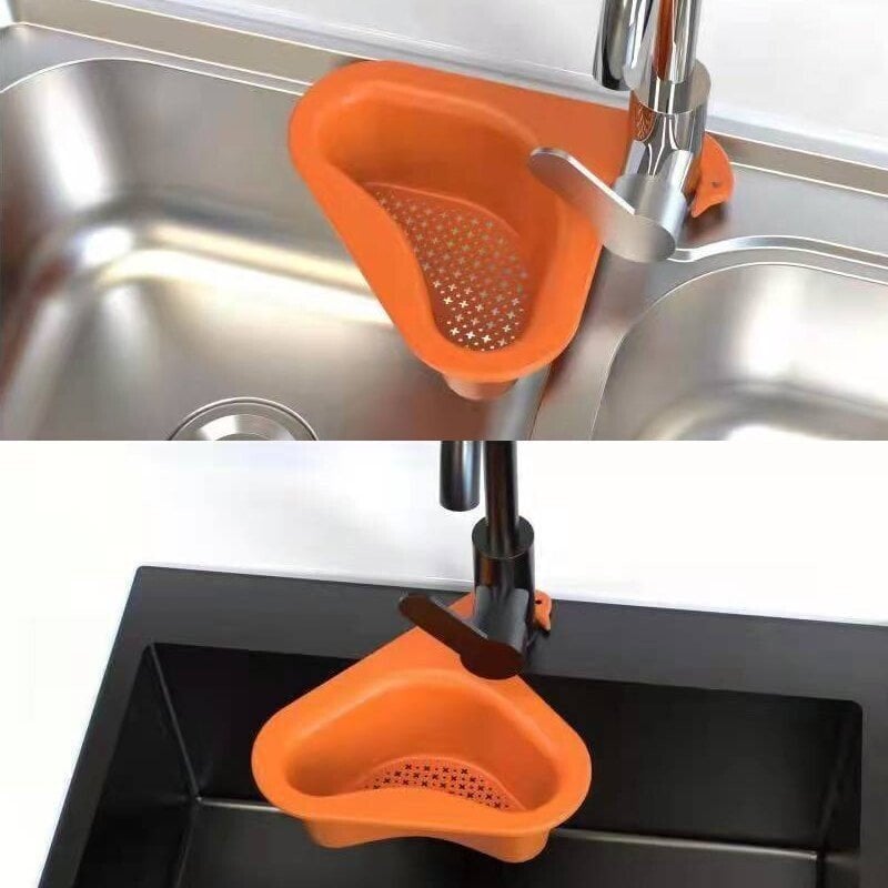 🎁2024 New Year Hot Sale🎁 🔥 Kitchen Sink Drain Basket Swan Drain Rack🔥