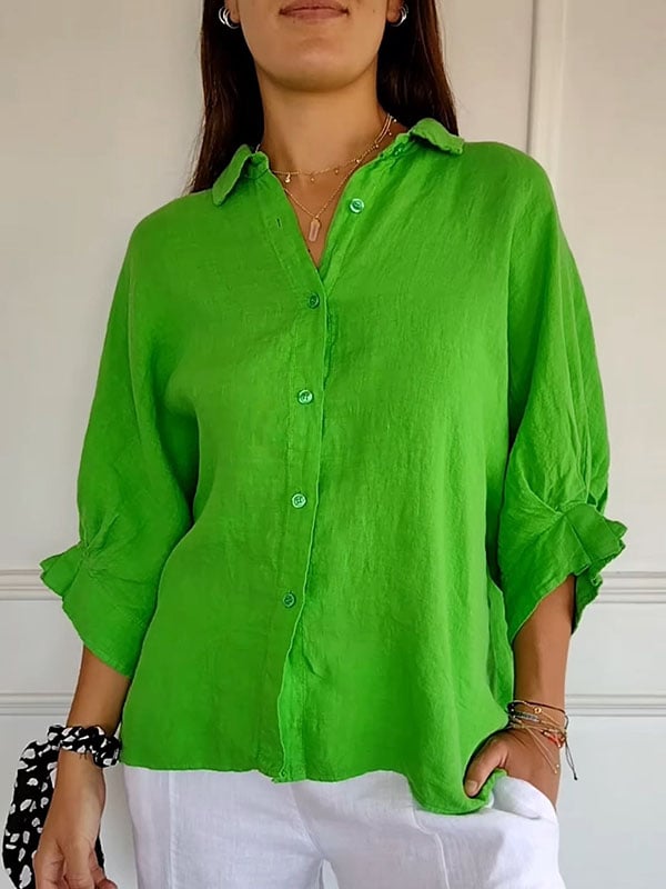 Women's Cotton Casual ShirtBUY 2 FREE SHIPPING