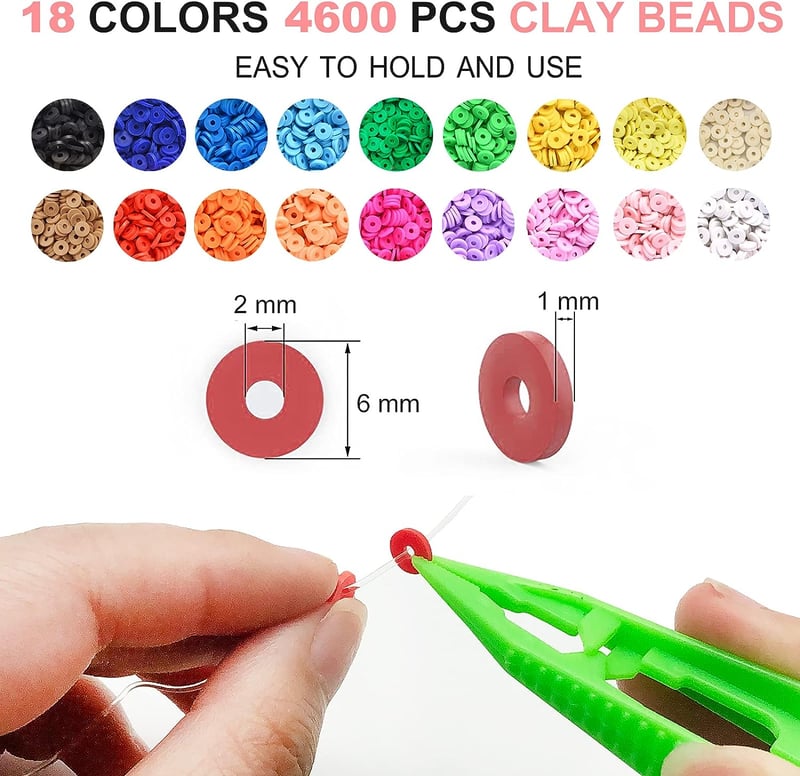 🎁 Clay Beads Bracelet Making Kit