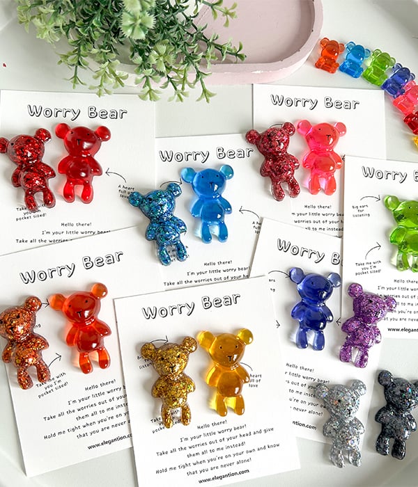 🔥LAST DAY 49% OFF - 🎁Handmade Resin Worry Bears