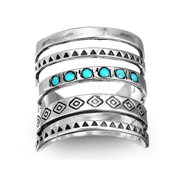 🔥 Last Day Promotion 49% OFF🎁Bohemian Openwork Carved Turquoise Ring