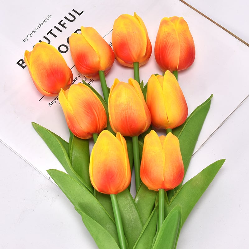 ✨Special price of the week $16.99💥-Realistic, UV-resistant artificial tulip flowers💐