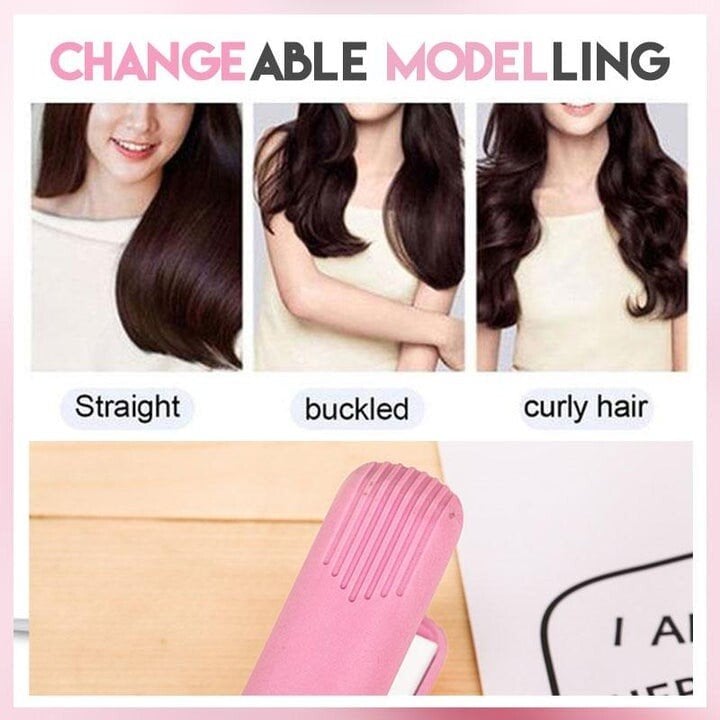 🔥Ceramic Mini Hair Curler（US adapter, not suitable for UK sockets）