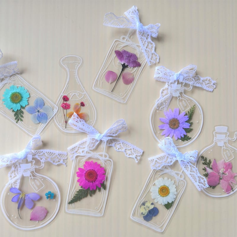 ( SAVE 48% OFF)Dried Flower Bookmarks Set