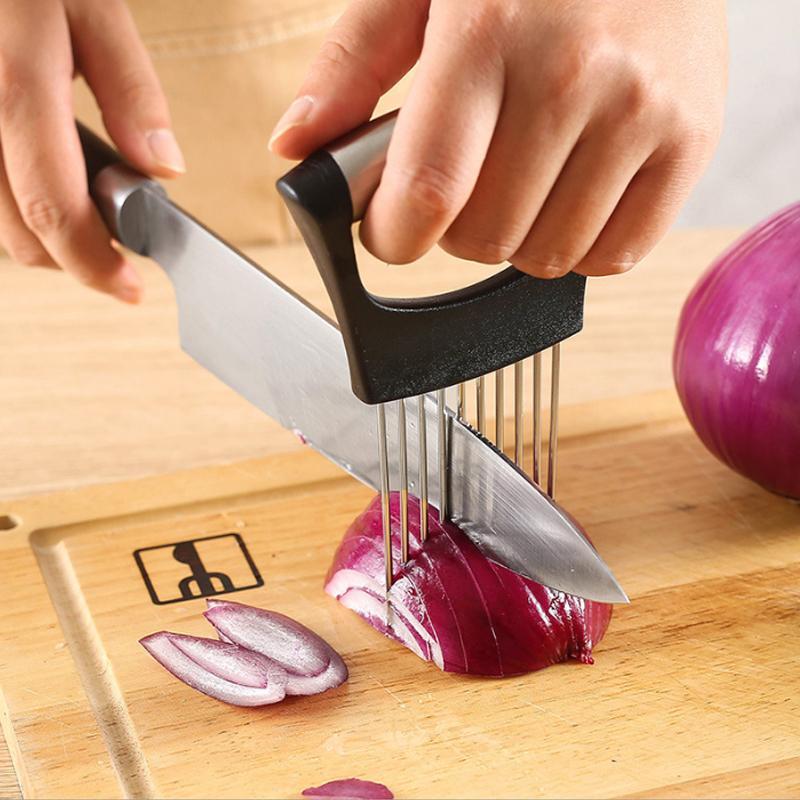 (🔥HOT SALE NOW-49% OFF) Stainless Steel Onion Slice Holder