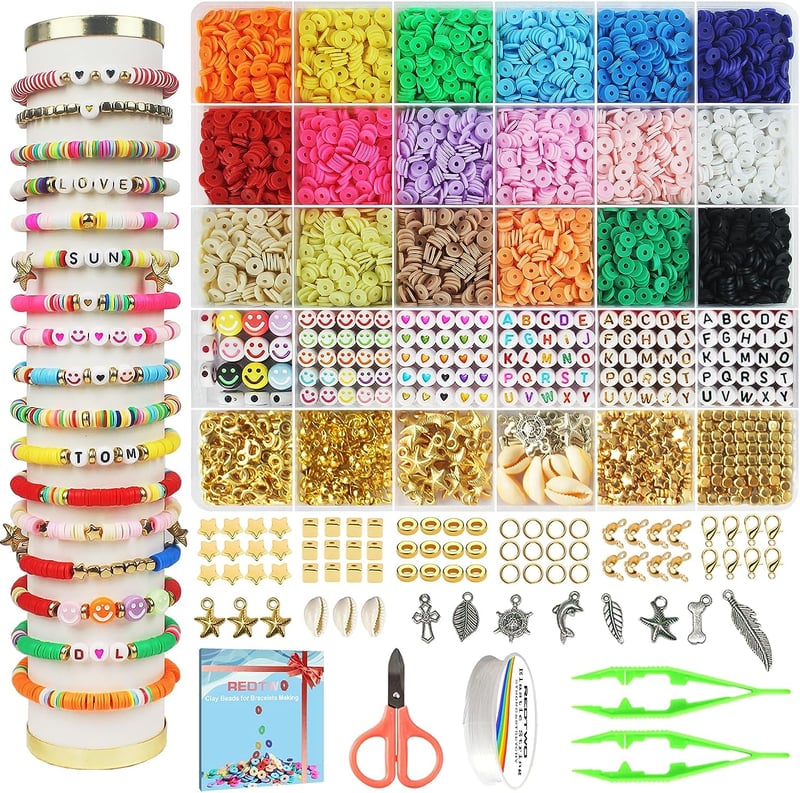 🎁 Clay Beads Bracelet Making Kit