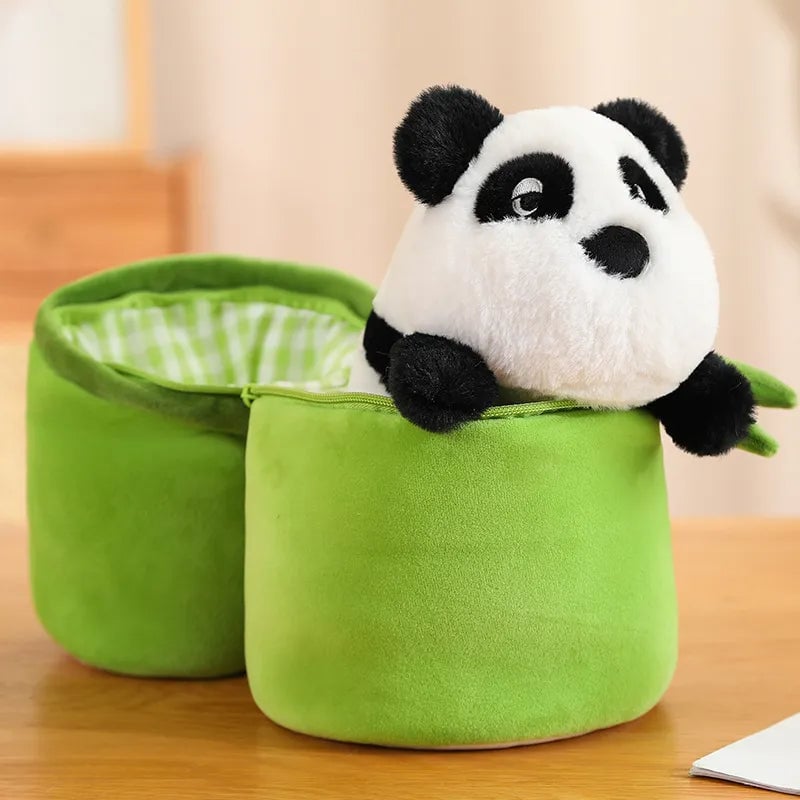 Last Day 49% OFF - Panda Pals Bamboo Playset: Cuddly & Cute