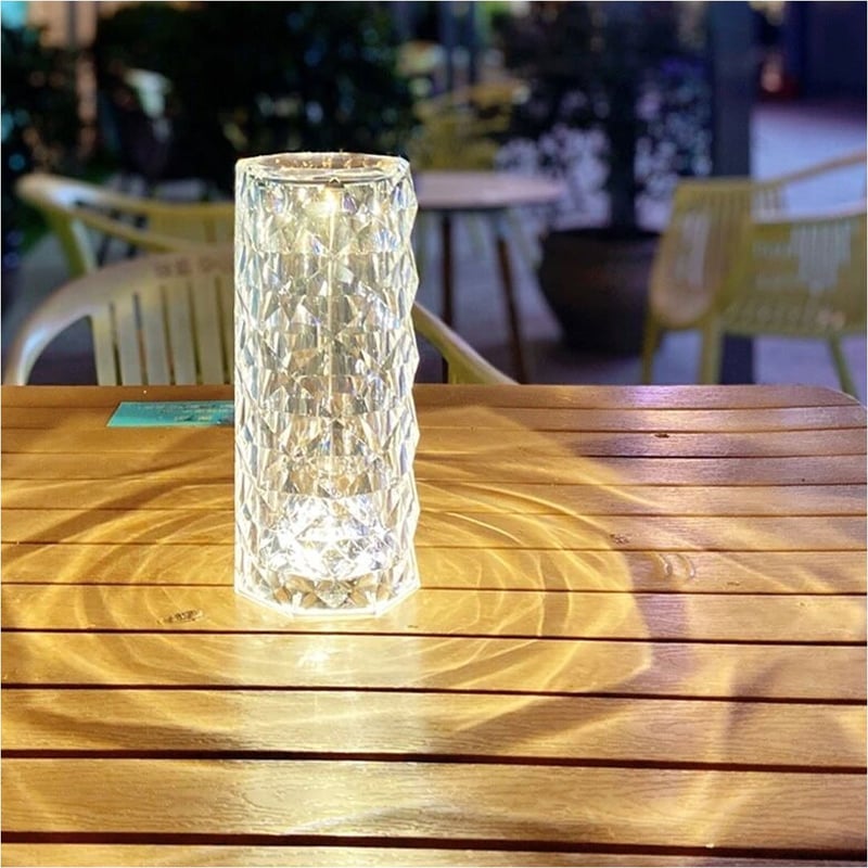 🔥Last Day 70% OFF - Touching Control Rose Crystal Lamp✨