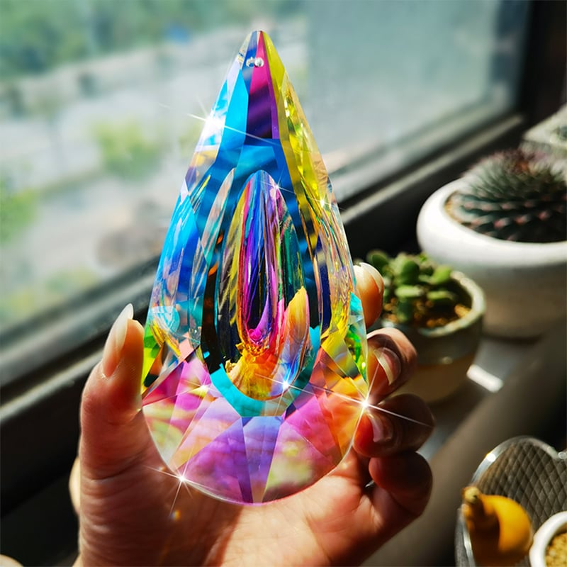 🔥HOT SALE NOW 49% OFF 🎁Color Hanging Crystals Prism Suncatcher