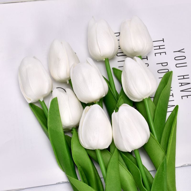 ✨Special price of the week $16.99💥-Realistic, UV-resistant artificial tulip flowers💐