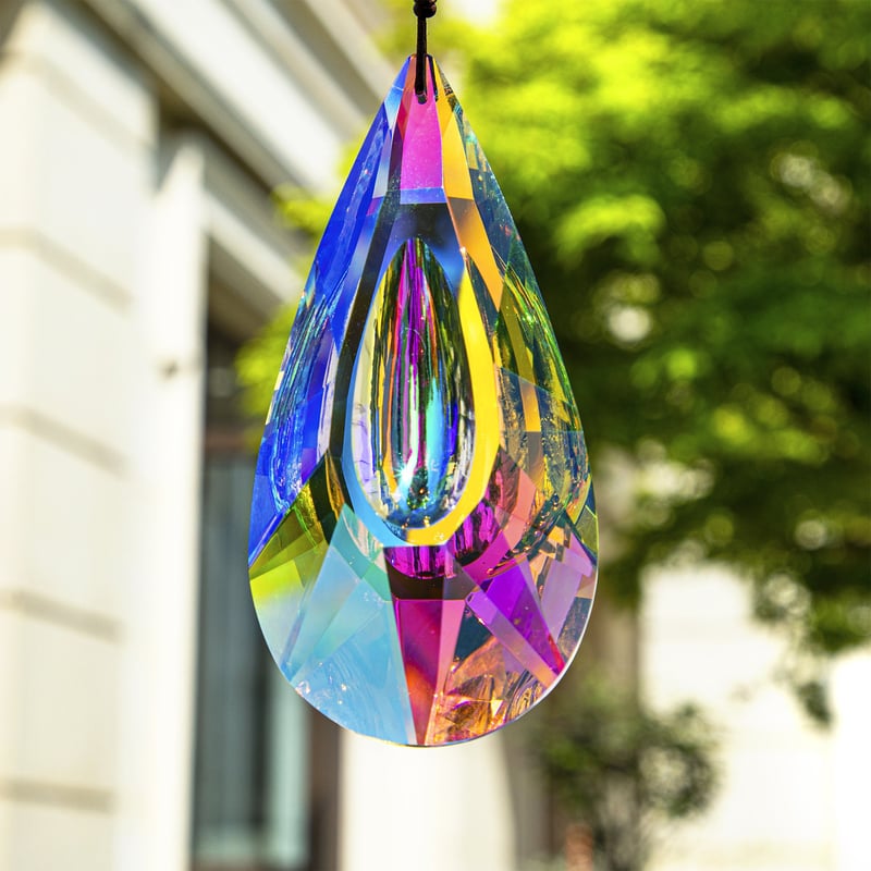 🔥HOT SALE NOW 49% OFF 🎁Color Hanging Crystals Prism Suncatcher