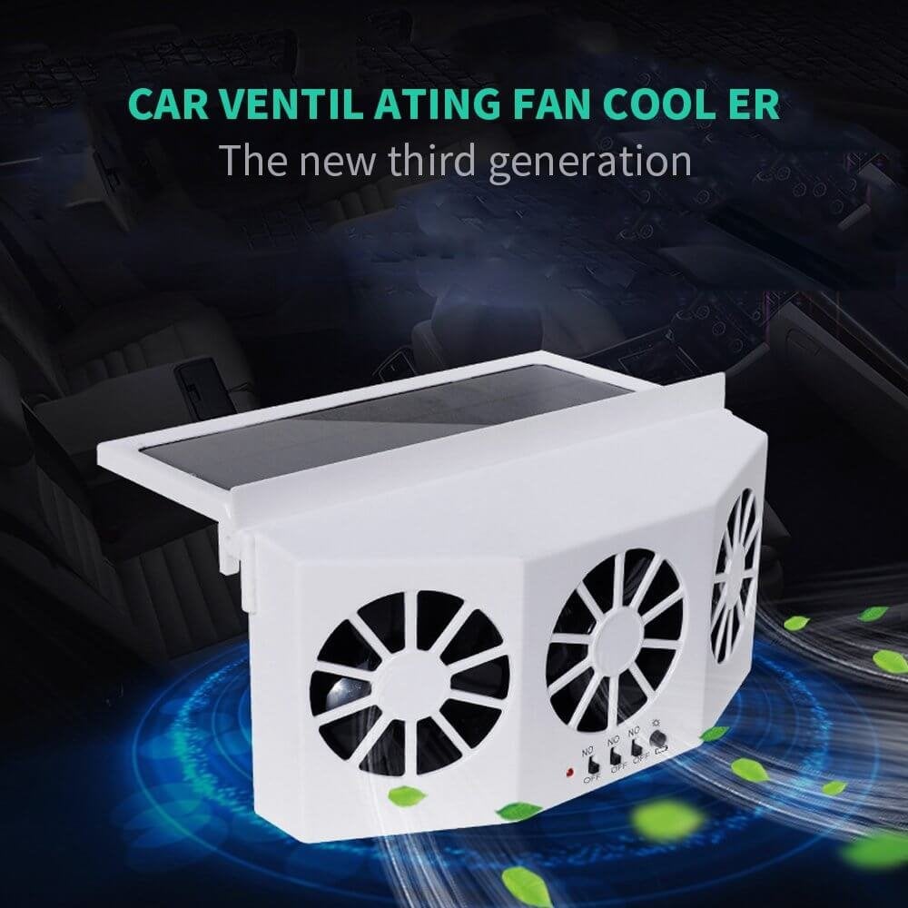 Solar Powered Car Radiator-ventilating fan