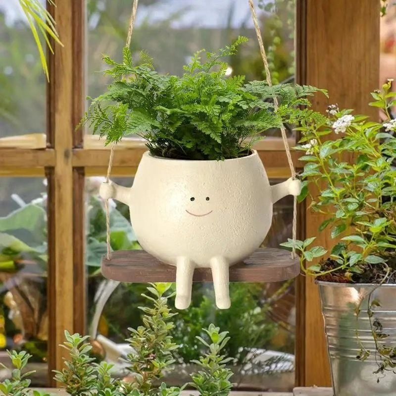 🔥Last Day 49% OFF - Swinging Plant Pot