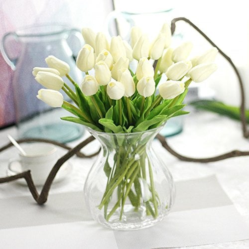 ✨Special price of the week $16.99💥-Realistic, UV-resistant artificial tulip flowers💐