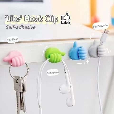 10Pcs Creative Thumbs Up Shape Wall Hook