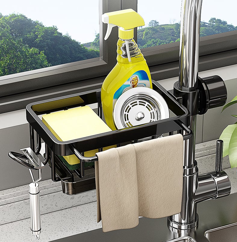 (2024 New Arrival-49% OFF) Kitchen Sink Faucet Organizer