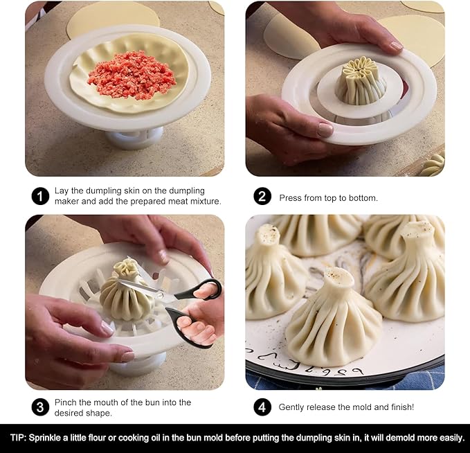 Flower Shaped Bun & Dumpling Machine💥Buy 2 Get 10% OFF & Free Shipping