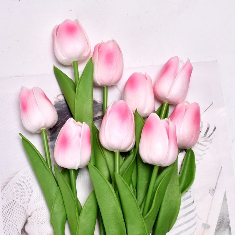 ✨Special price of the week $16.99💥-Realistic, UV-resistant artificial tulip flowers💐