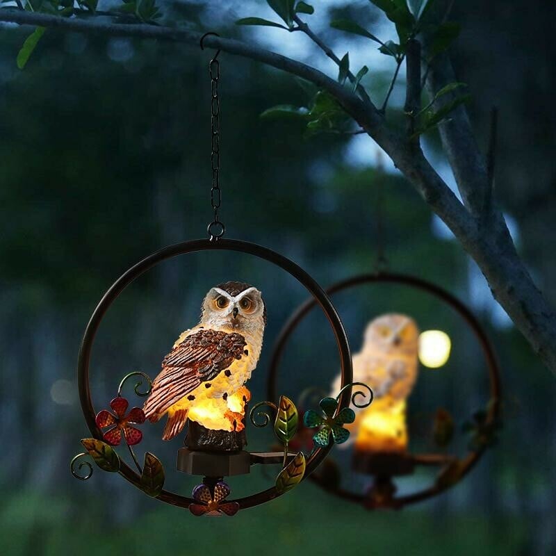 🔥Buy 2 Free Shipping - Solar Owl Wind Chime Lamp Decoration Ornament🦉