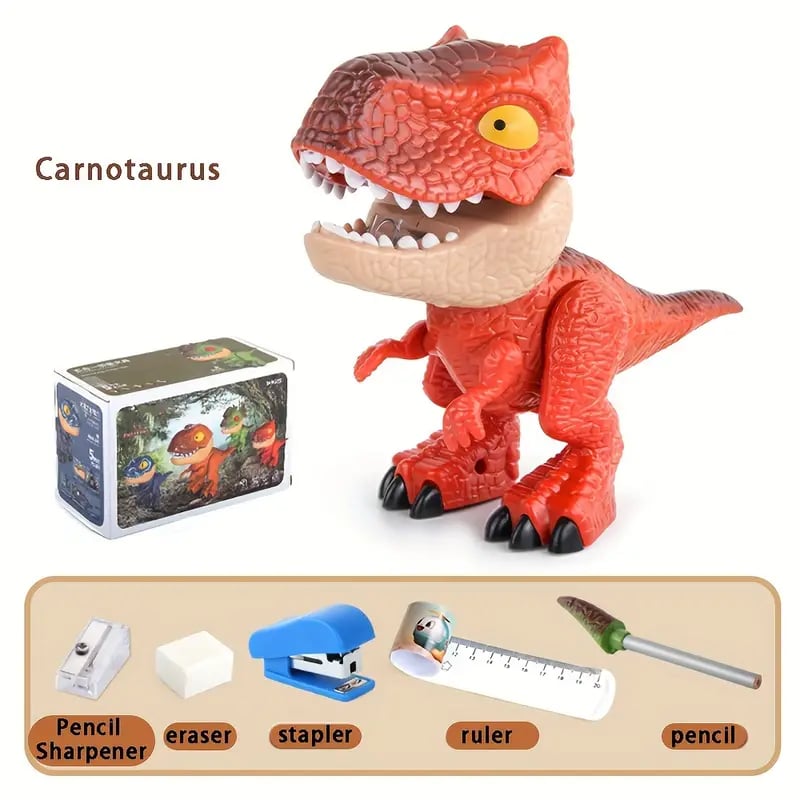 (💦SUMMER HOT SALE- 49% OFF💦)🦖🦖5-in-1 Dinosaur Stationery Set 🎉 GET EXTRA 10% OFF