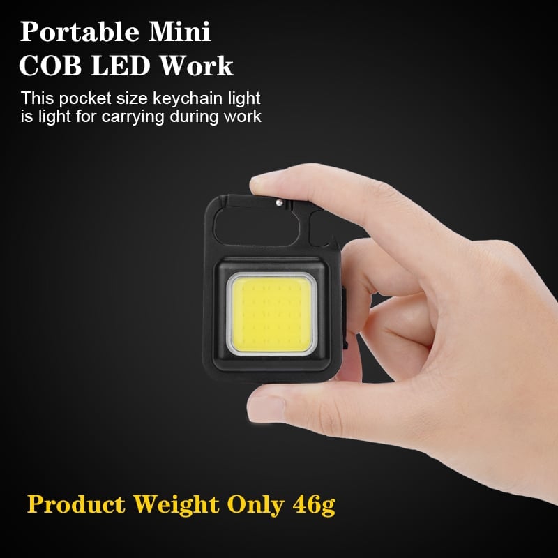 Multifunctional Keychain Rechargeable Light