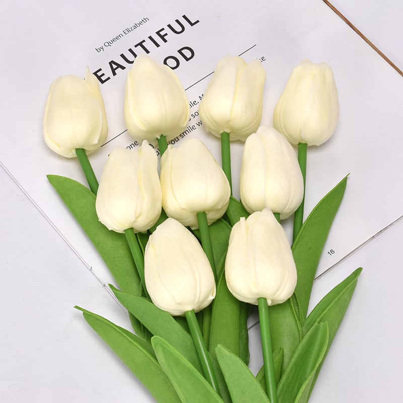 ✨Special price of the week $16.99💥-Realistic, UV-resistant artificial tulip flowers💐