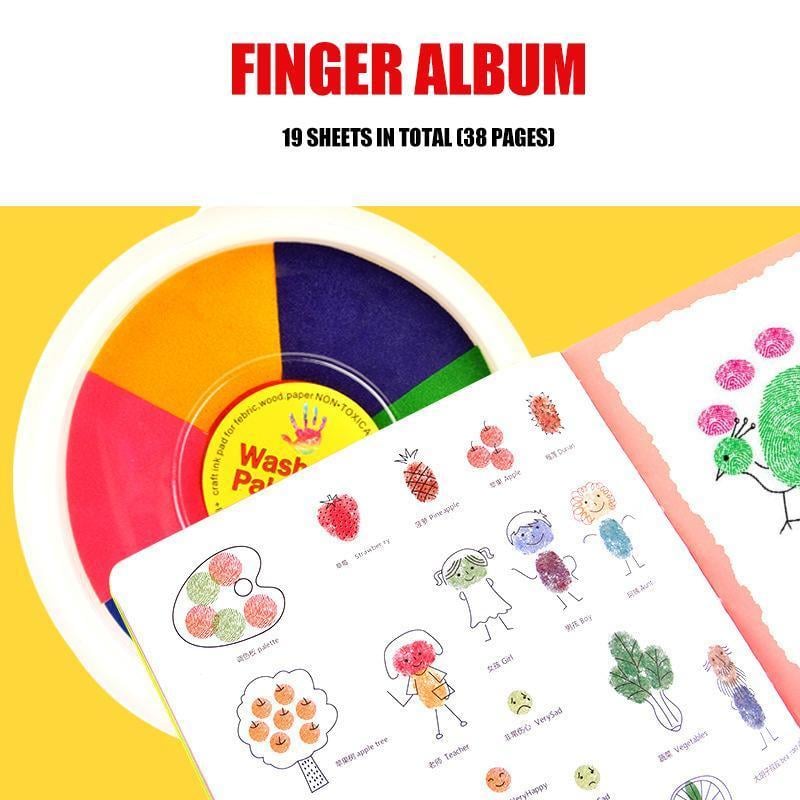 🔥Last Day 49% OFF - Funny Finger Painting Kit🌷😍