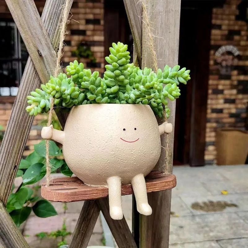 🔥Last Day 49% OFF - Swinging Plant Pot