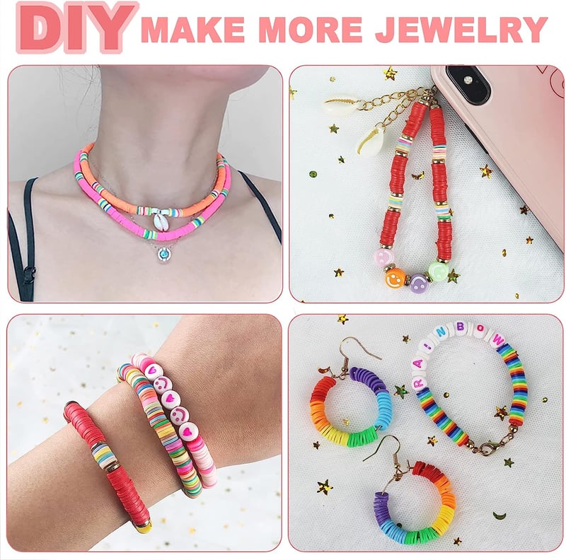 🎁 Clay Beads Bracelet Making Kit