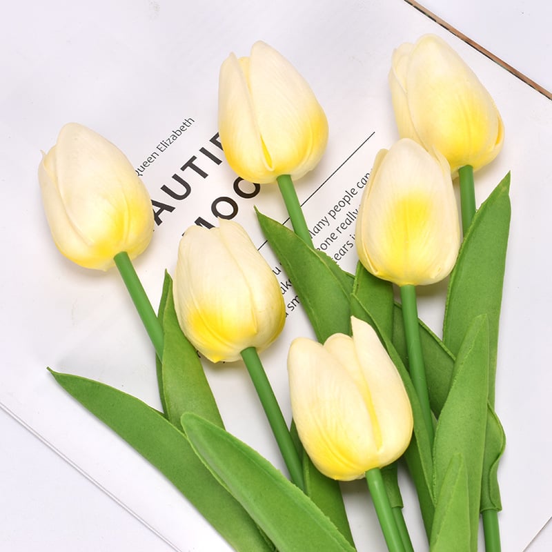 ✨Special price of the week $16.99💥-Realistic, UV-resistant artificial tulip flowers💐