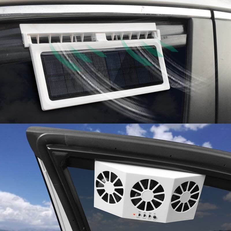 Solar Powered Car Radiator-ventilating fan