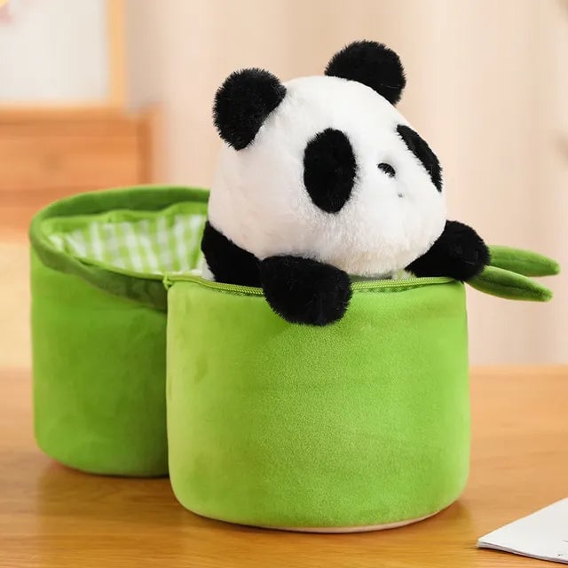 Last Day 49% OFF - Panda Pals Bamboo Playset: Cuddly & Cute