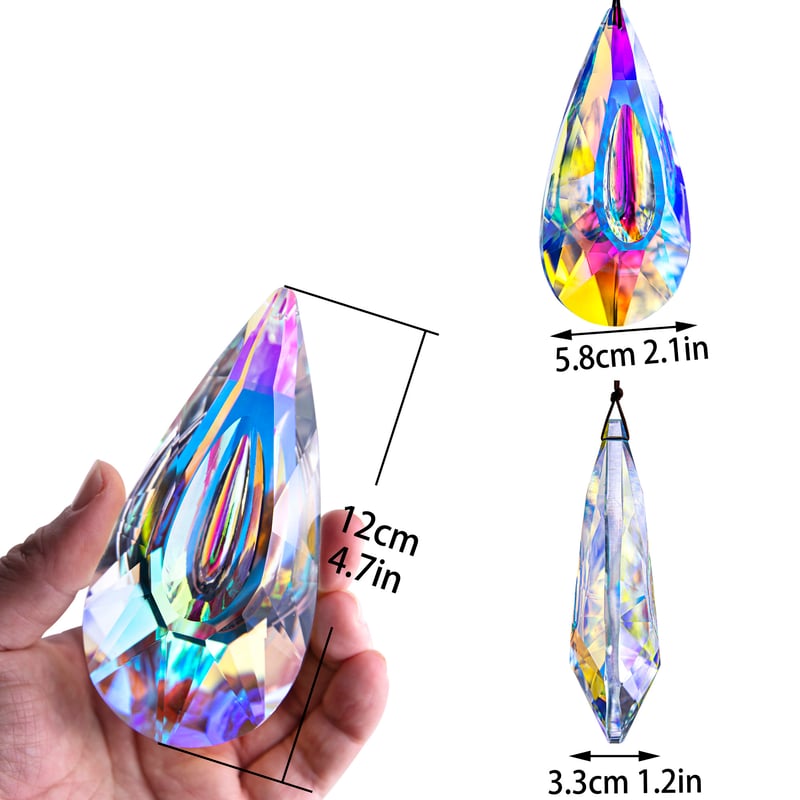 🔥HOT SALE NOW 49% OFF 🎁Color Hanging Crystals Prism Suncatcher