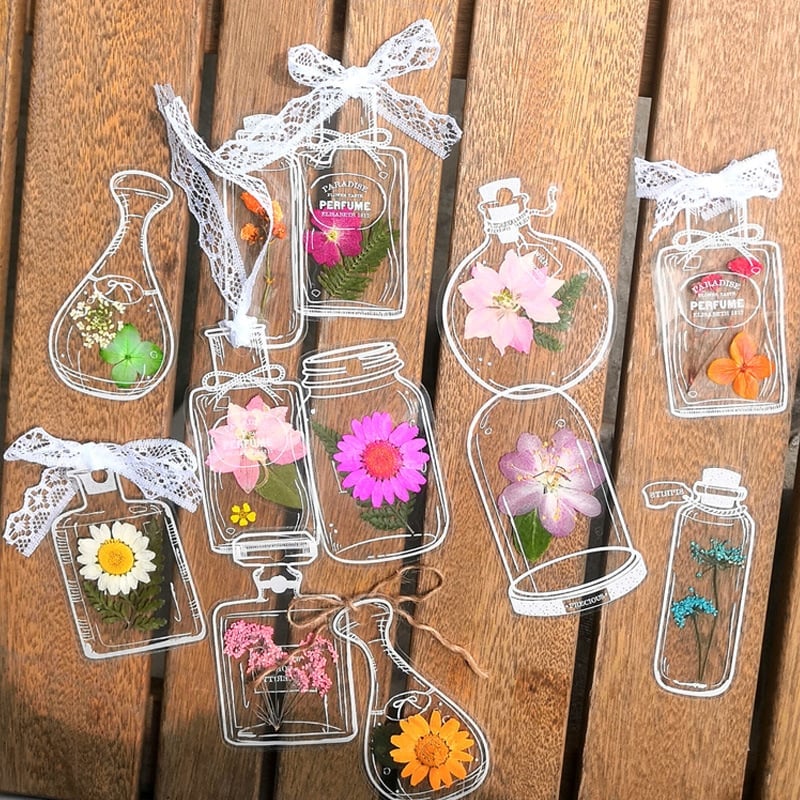 ( SAVE 48% OFF)Dried Flower Bookmarks Set