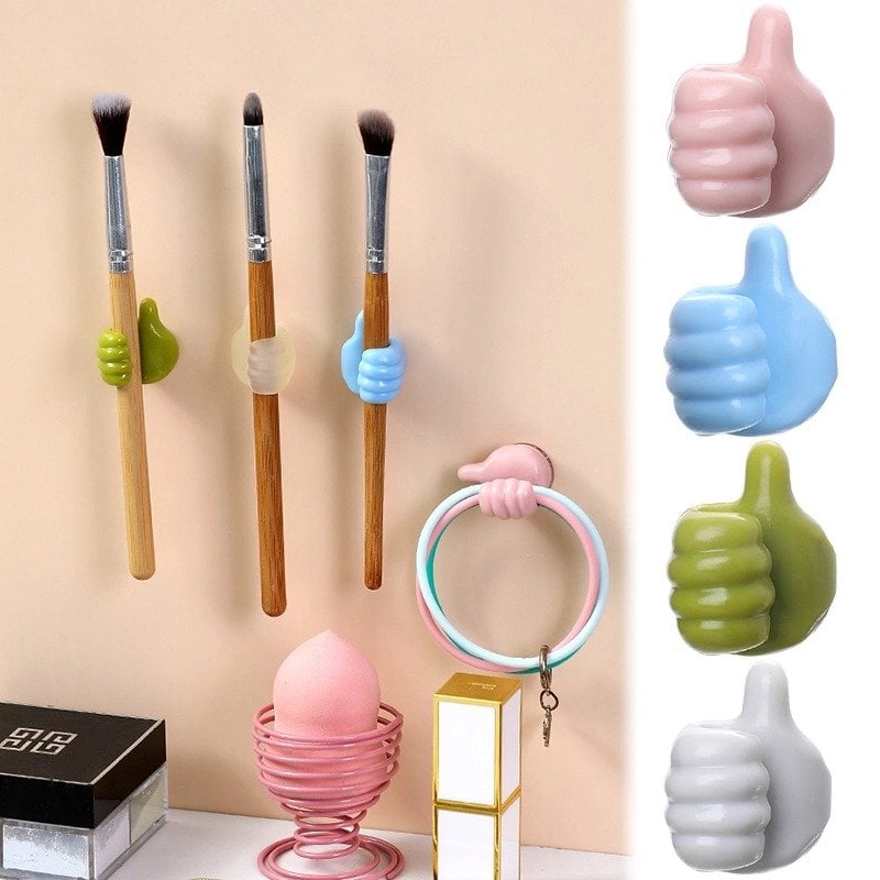 10Pcs Creative Thumbs Up Shape Wall Hook