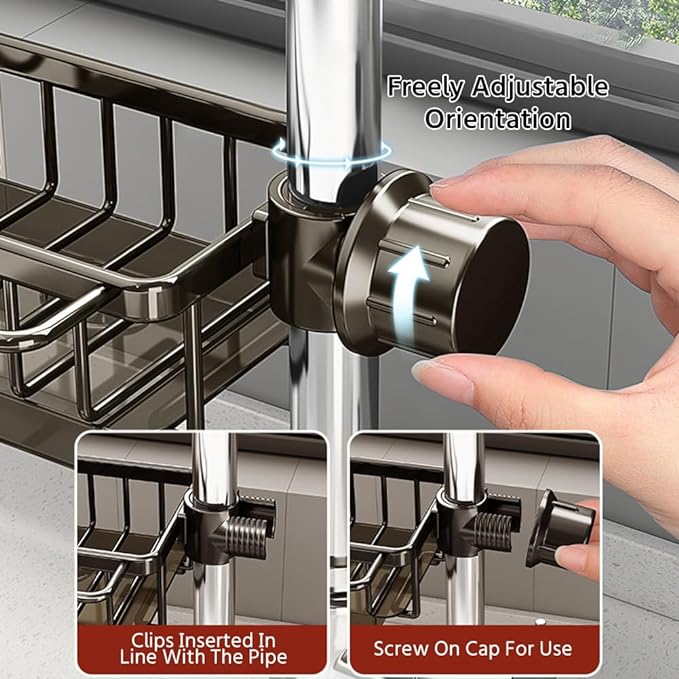 (2024 New Arrival-49% OFF) Kitchen Sink Faucet Organizer