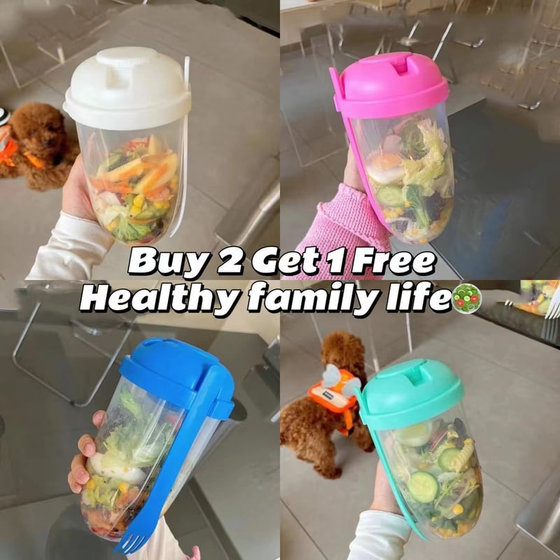 🔥Buy 2 Get 1 Free - Keep Fit Salad Meal Shaker Cup🥗