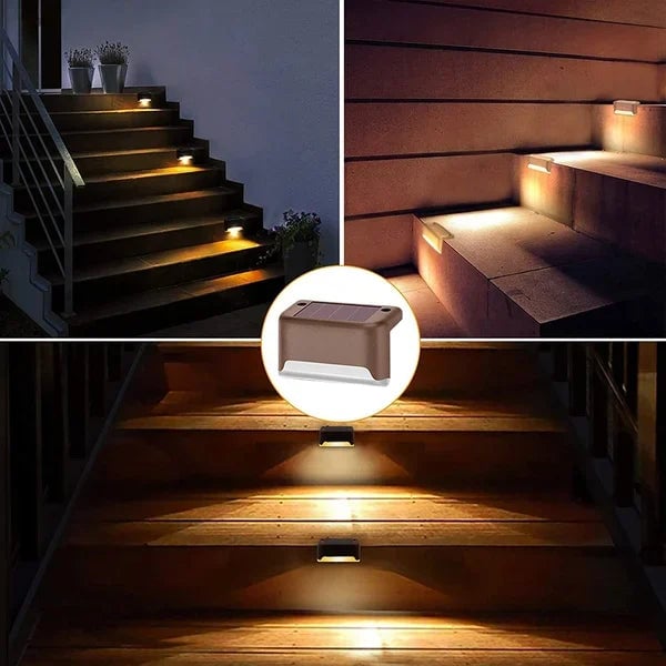 LED Solar Lamp Path Staircase Outdoor Waterproof Wall Light🔥BUY MORE SAVE MORE