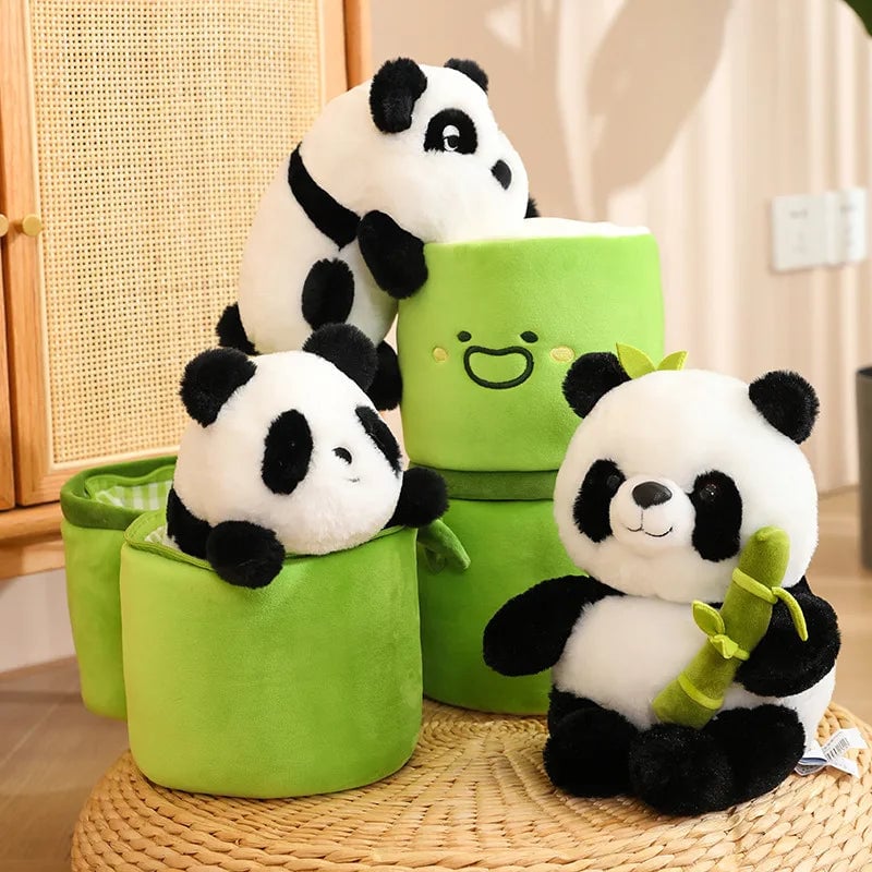 Last Day 49% OFF - Panda Pals Bamboo Playset: Cuddly & Cute